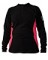 Womens Micro Fleece with contrast stitching (MFW BLKC) colour swatch.