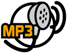 MP3 pocket icon.